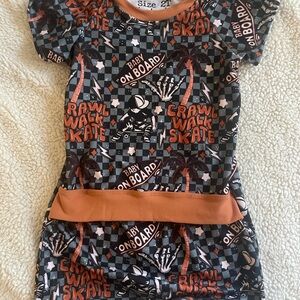 3/$10 Skateboard  Romper